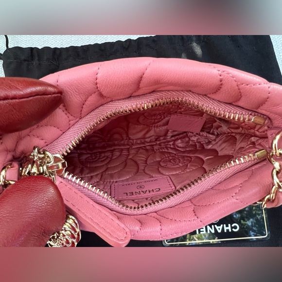 Chanel Aby Camelia Quilted Min Pochette Wristlet - Picture 5 of 16